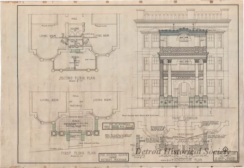 Drawing, Architectural - The Stoepel Estate
[Lexington Apartments]