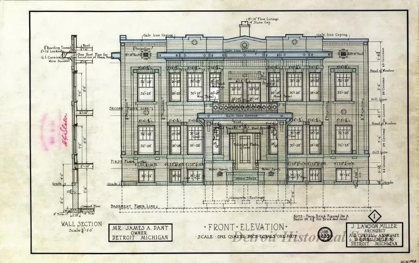Drawing, Architectural - Front Elevation