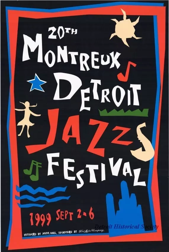 Poster - 20th Annual Montreux Detroit Jazz Festival