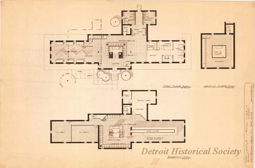 Blueprint - Fort Wayne - Medical Museum, Detroit, Michigan
