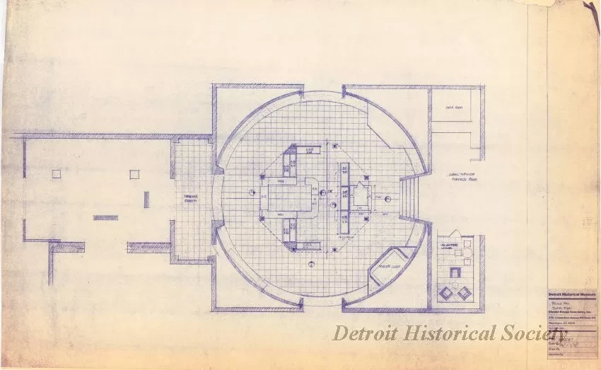 Blueprint - Round Hall Floor Plan