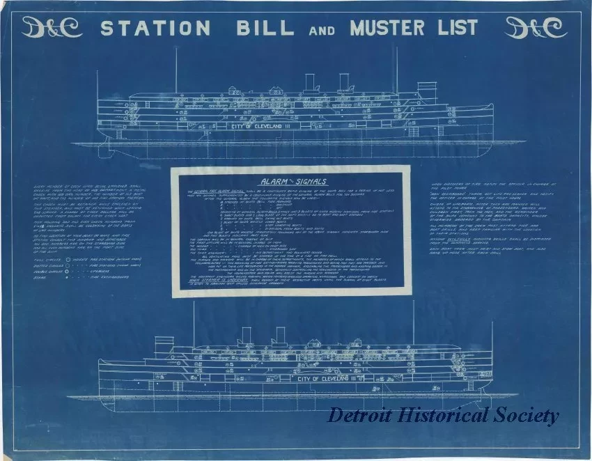 Blueprint - Station Bill and Muster List