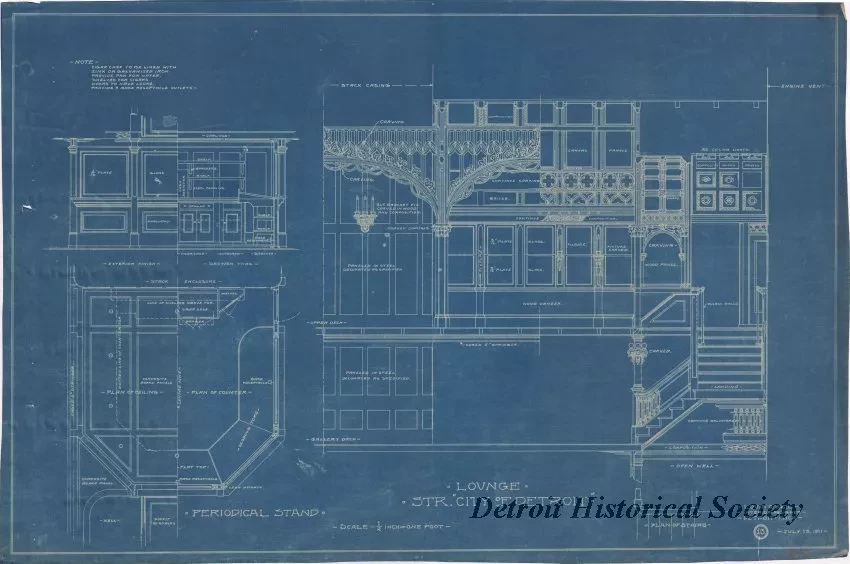 Blueprint - Lounge, Str. City of Detroit