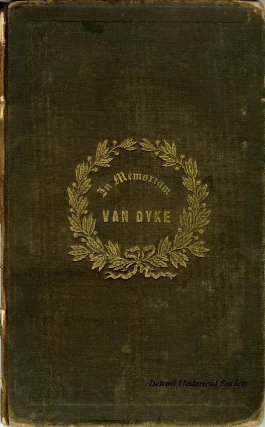 Book - In Memoriam Van Dyke