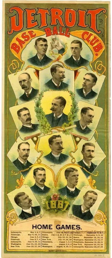 Poster - Detroit Baseball Club