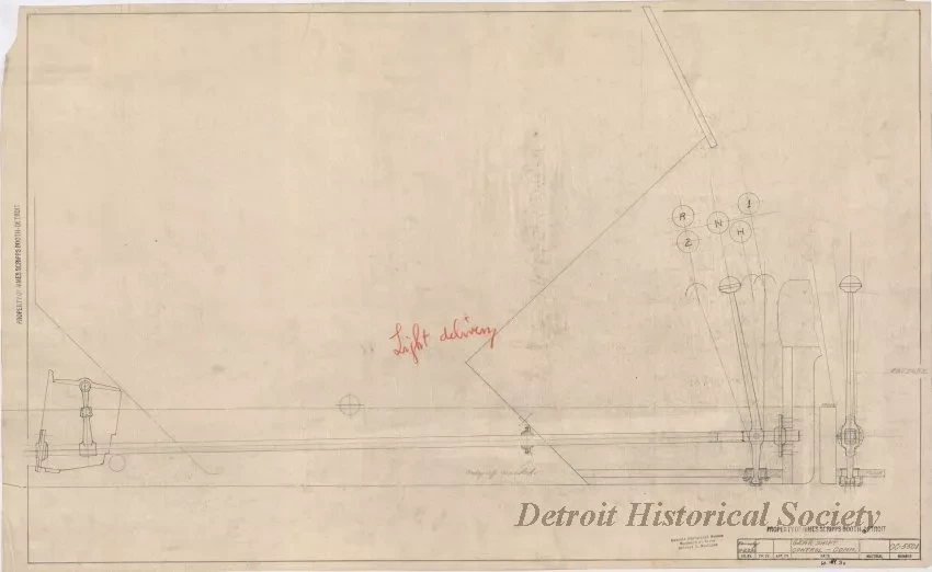 Drawing, Technical - Gear Shift Control - Comm.