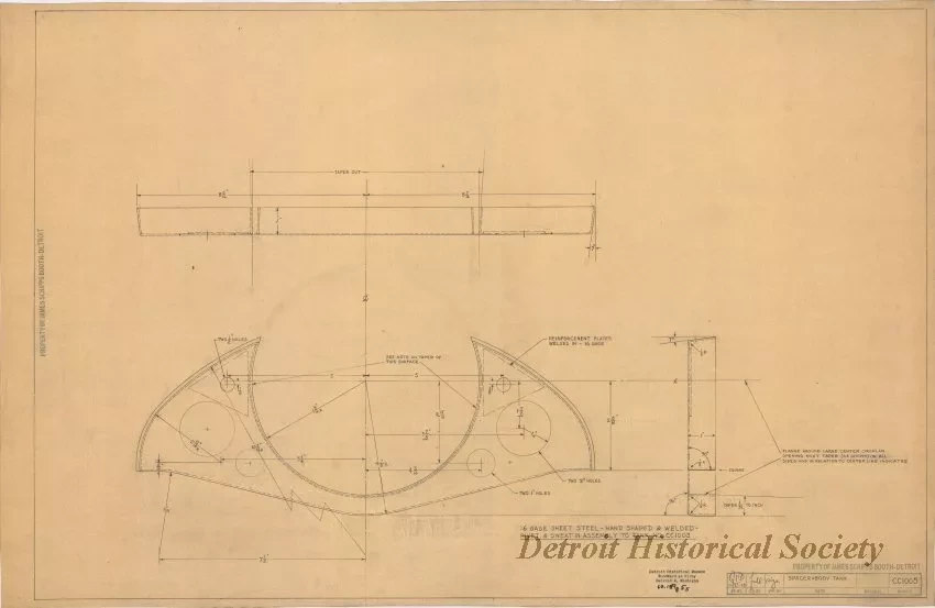 Drawing, Technical - Spacer - Body Tank