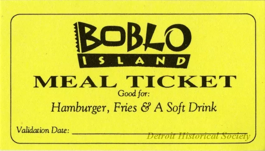 Ticket, Meal - Meal ticket