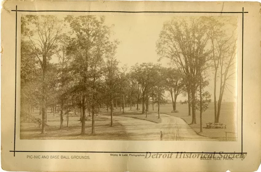 Print, Photographic - Pic-Nic and Base Ball Grounds