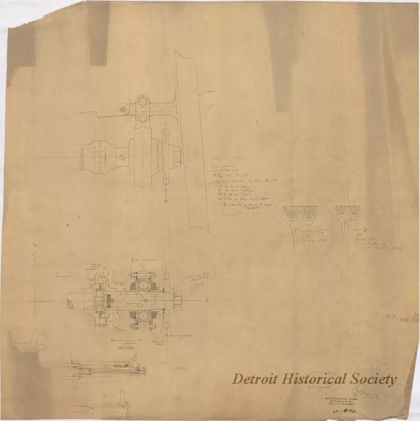 Drawing, Technical - Extension Shaft for Motor Sprocket