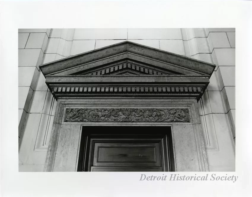 Print, Photographic - Michigan Central Train Depot, Portal Detail