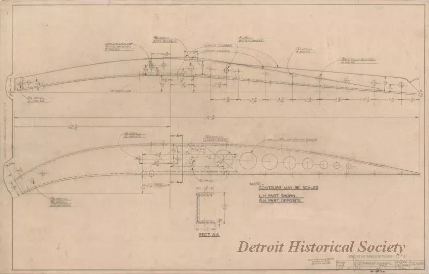Drawing, Technical - Frame Channel, R&L