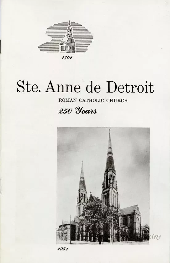 Booklet - Ste. Anne de Detroit Roman Catholic Church, 250 Years