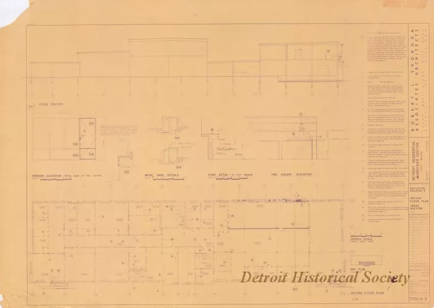 Blueprint - Detroit Residential Manpower Center
Fort Wayne, Detroit, Michigan