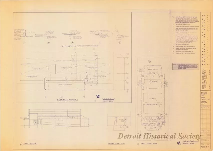 Blueprint - Detroit Residential Manpower Center
Fort Wayne, Detroit, Michigan