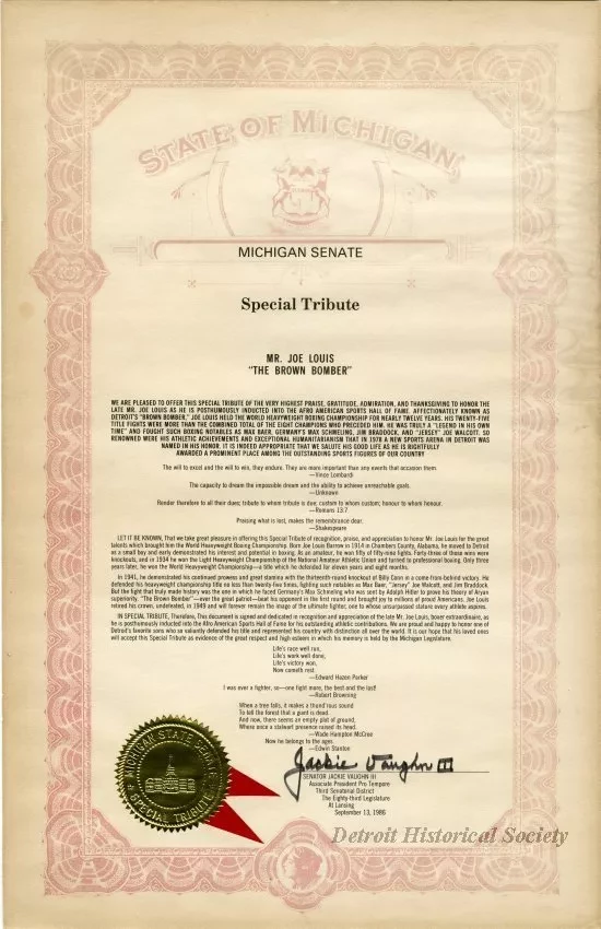 Certificate, Commemorative