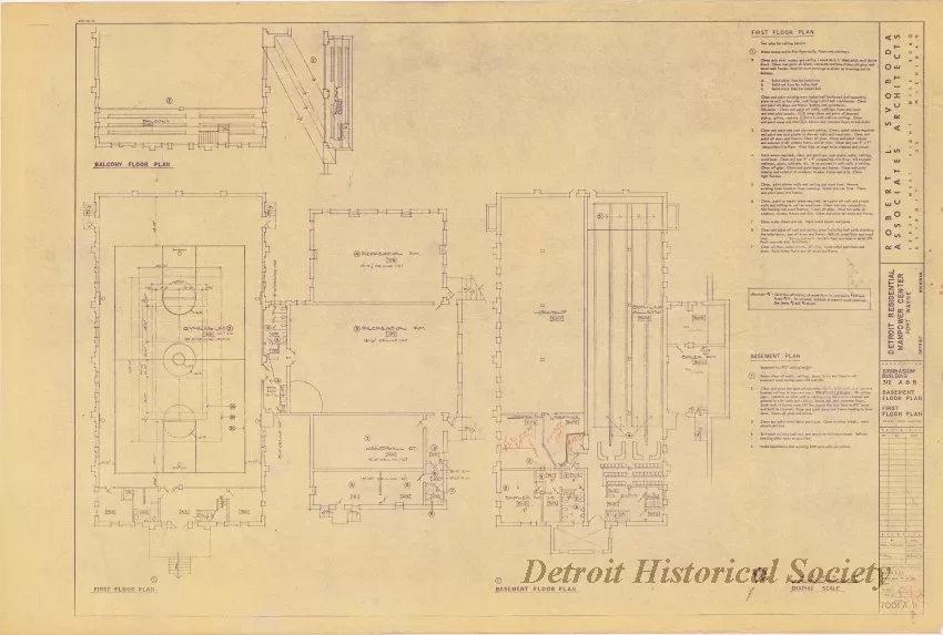 Blueprint - Detroit Residential Manpower Center
Fort Wayne, Detroit, Michigan