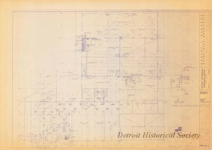 Blueprint - Detroit Residential Manpower Center
Fort Wayne, Detroit, Michigan