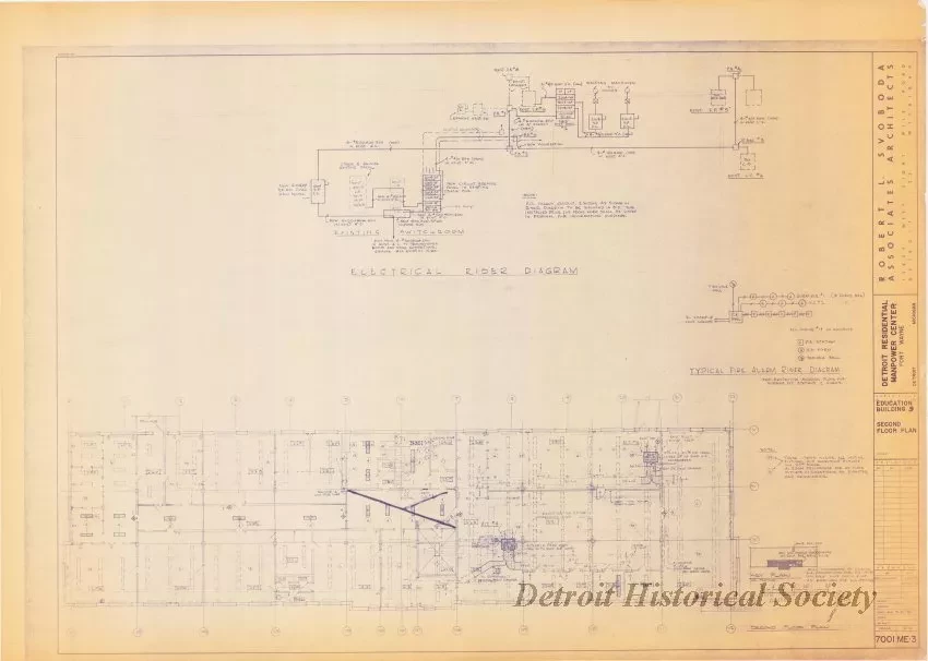 Blueprint - Detroit Residential Manpower Center
Fort Wayne, Detroit, Michigan