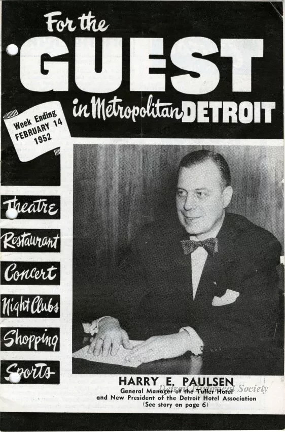 Magazine - For the Guest in Detroit, Vol. 9, No. 44
