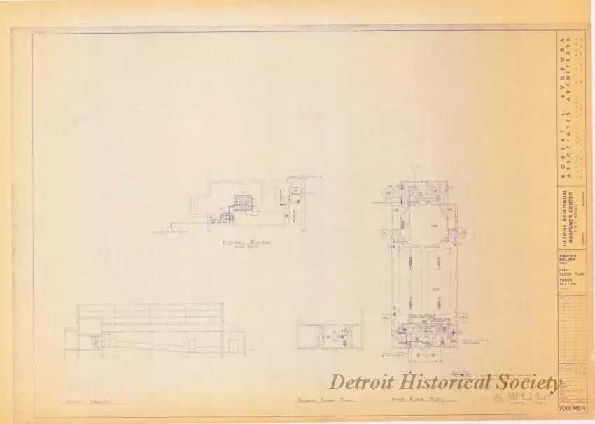 Blueprint - Detroit Residential Manpower Center
Fort Wayne, Detroit, Michigan