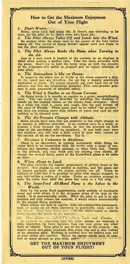 Leaflet - An Aerial Tour Over Detroit