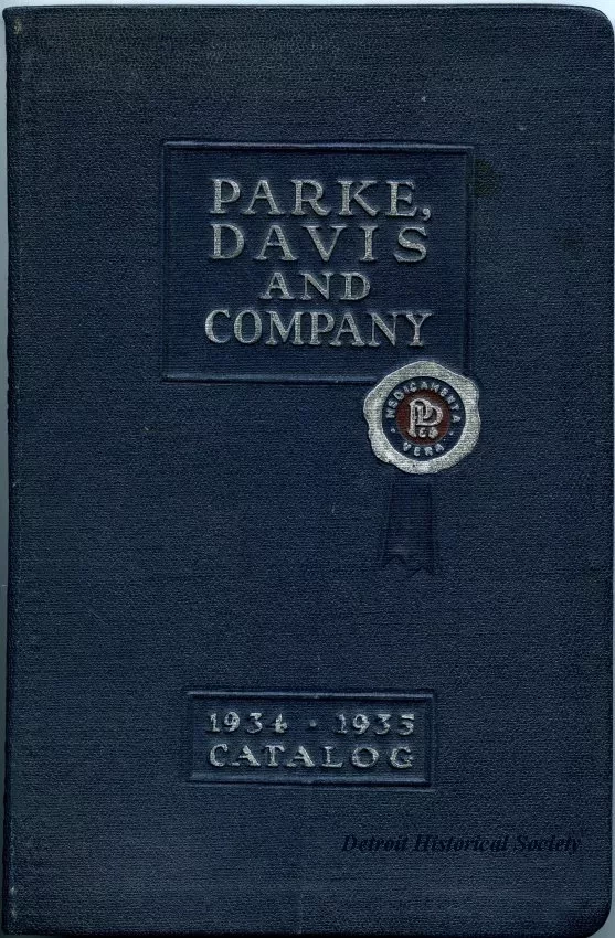 Book - Complete Catalog of the Products of the Laboratories of Parke, Davis & Co.