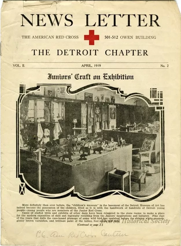 Newsletter - News Letter, The American Red Cross, The Detroit Chapter, Vol. II, No. 2