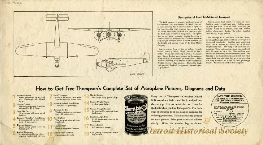 Poster - Ford Tri-Motored Transport