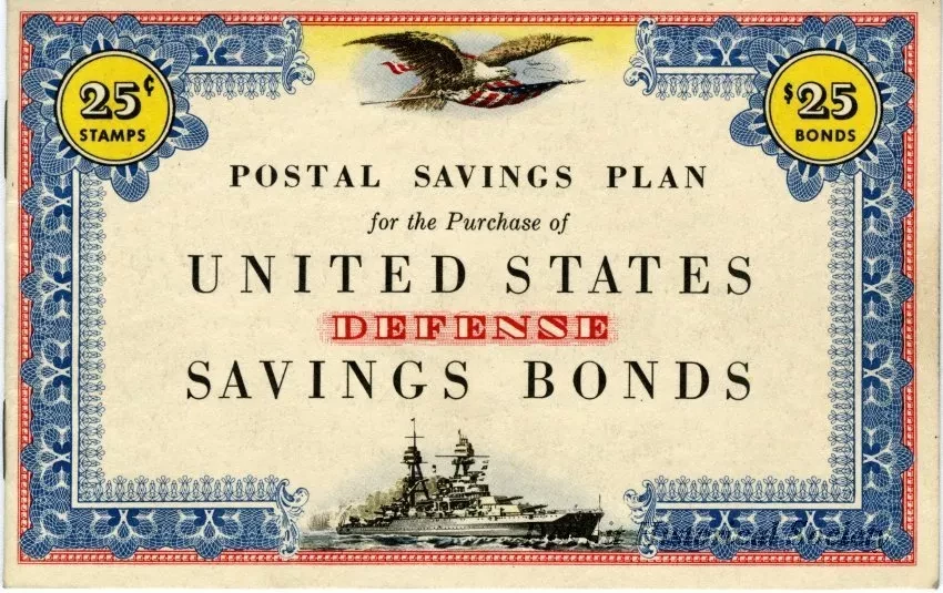 Book, Stamp - Postal Savings Plan for the Purchase of United States Defense Savings Bonds