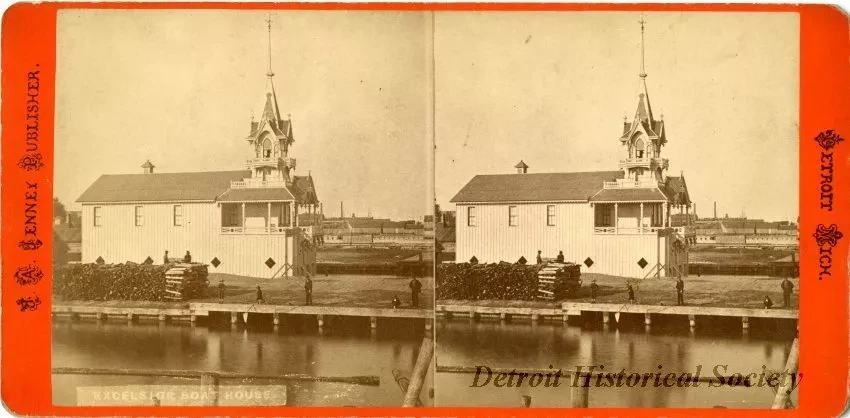 Stereograph - Excelsior Boat House