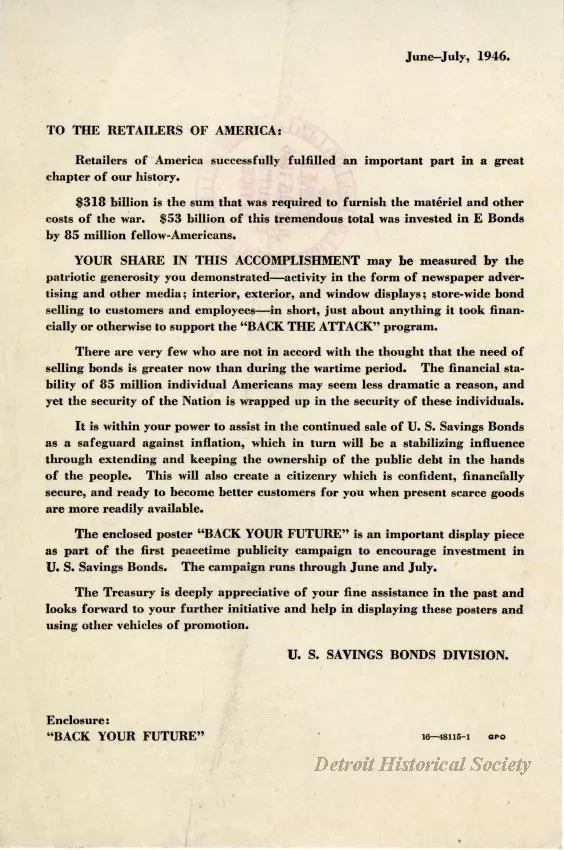 Note - Back Your Future