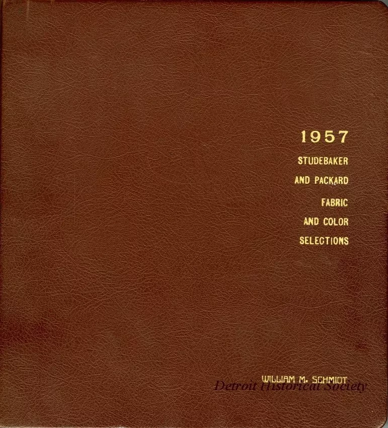 Book, Sample - 1957 Studebaker and Packard Fabric and Color Selections