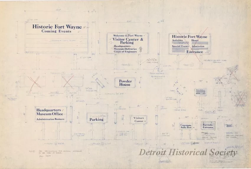 Blueprint - Sign Types for Historic Fort Wayne