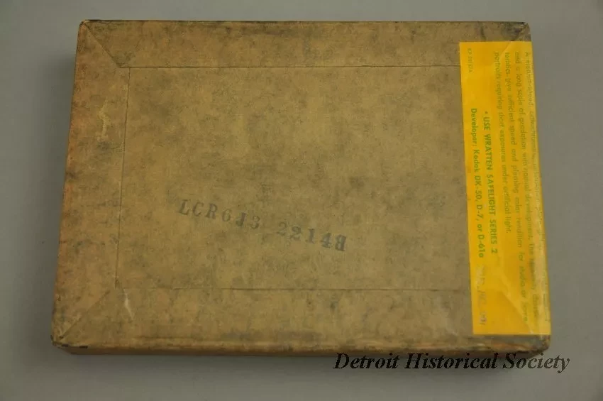 Negative, Glass Plate