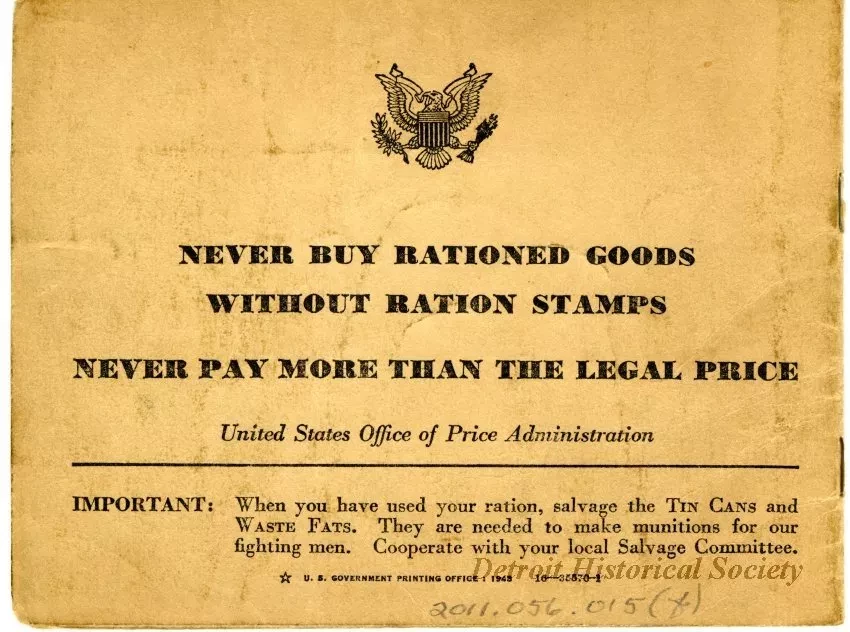 Book, Ration - War Ration Book Four