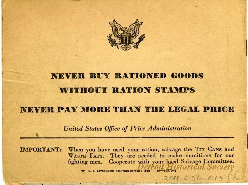 Book, Ration - War Ration Book Four