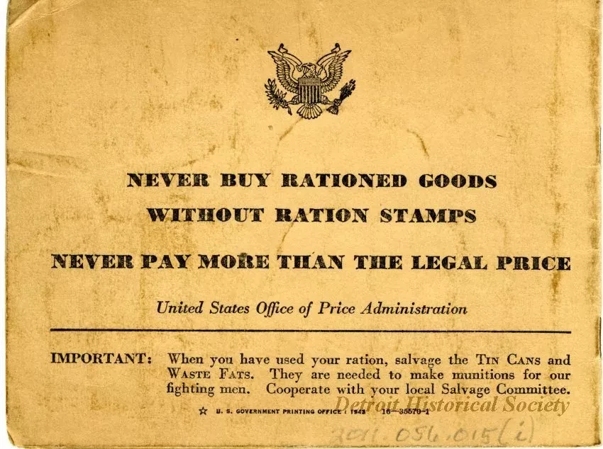 Book, Ration - War Ration Book Four