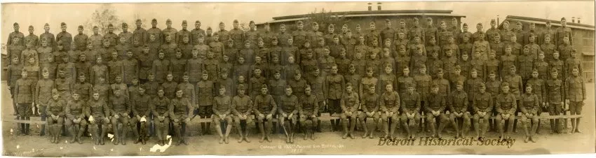 Print, Photographic - Company B. 120th Machine Gun Battalion