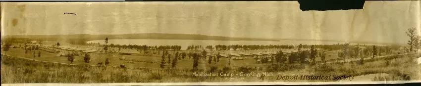 Print, Photographic - Mobilization Camp - Grayling Mich.