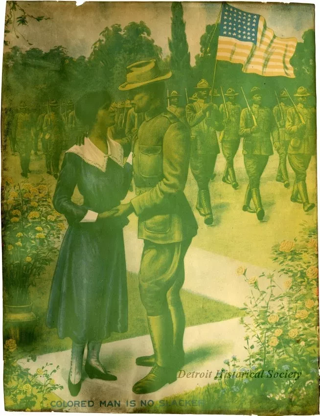 Poster - Colored Man is No Slacker