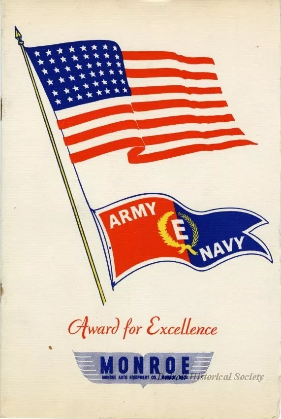 Program - Award of the Army-Navy "E" to Monroe Auto Equipment Company
