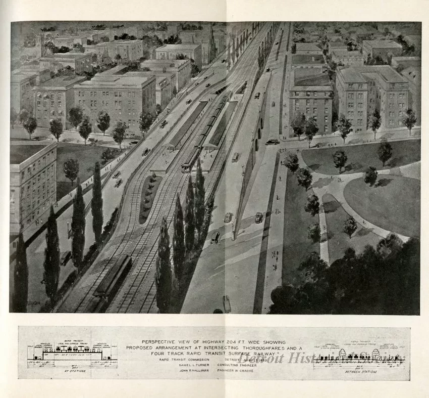 Report - Proposed Super-Highway Plan for Greater Detroit