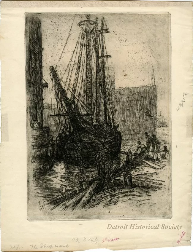 Print - Early Detroit Landscape