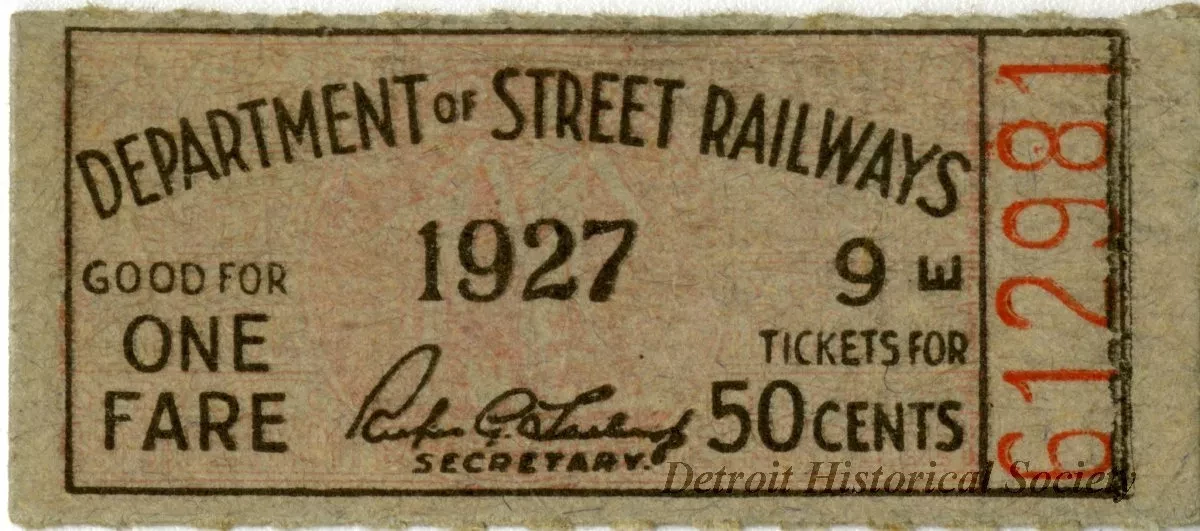 Ticket, Transportation