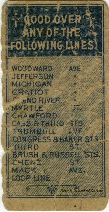 Ticket, Transportation