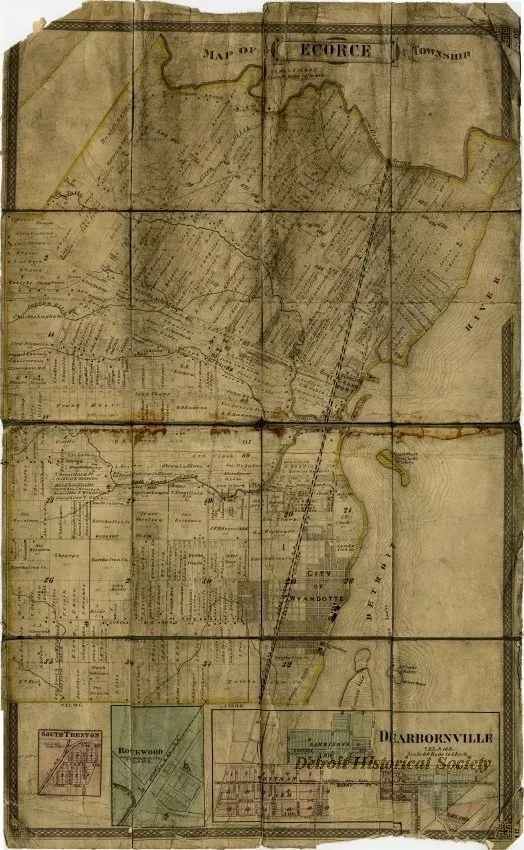 Map - Map of Ecorce Township