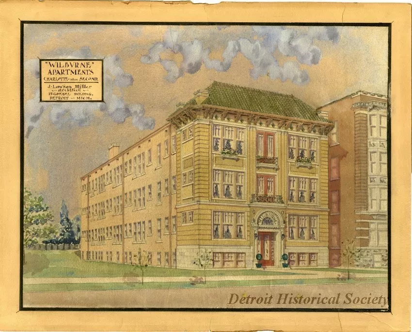 Painting - "Wilburne" Apartments