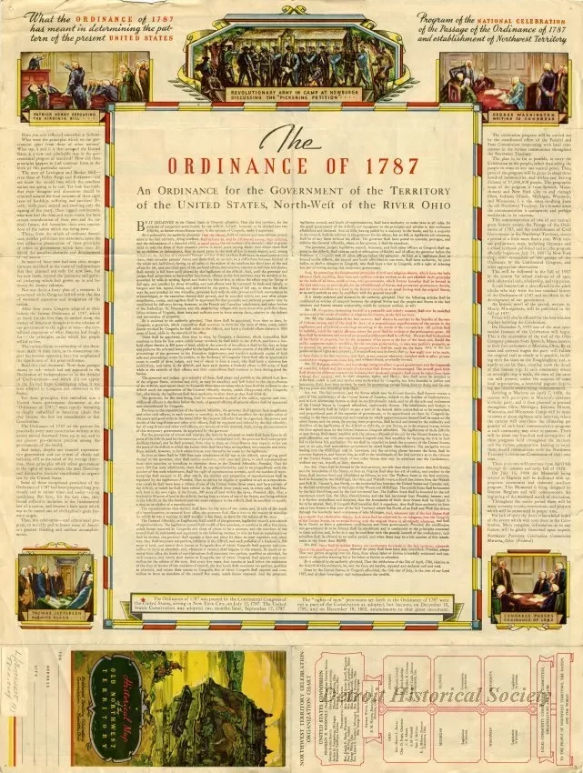 Map - Historical Map of the Old Northwest Territory