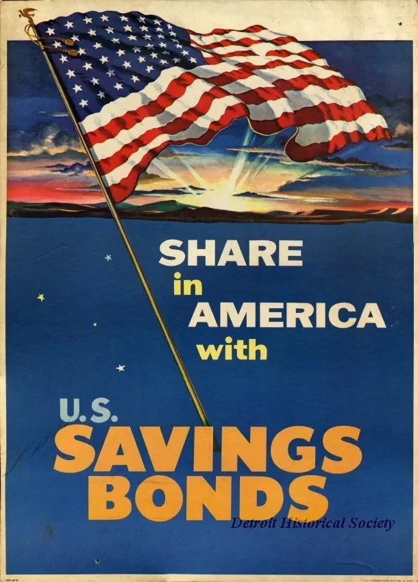 Poster - Share in America with U.S. Savings Bonds